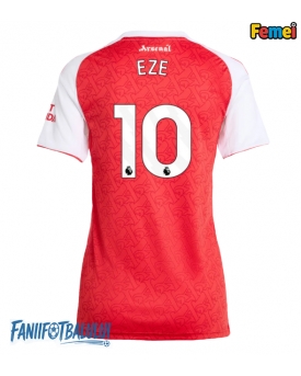 Arsenal Eberechi Eze #10 Tricou Fotbal Replică 2025-26 Femei Acasa